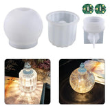 Striped Oval Chandelier Ornament Storage Silicone Mould DIY