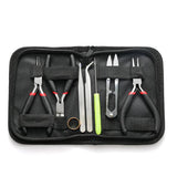 8pcs Jewelry Making Tools Kit Pliers Scissors Tweezers Beading DIY