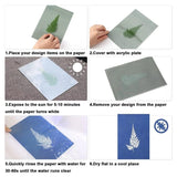Sun Print Paper Kit Cyanotype Paper A5 Solar Drawing Art Paper