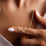Custom Arabic Name Necklace Stainless Steel Chocker Love