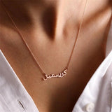 Custom Arabic Name Necklace Stainless Steel Chocker Love