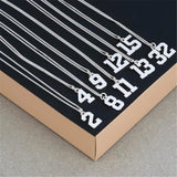 Personalized Basketball Baseball Numeral Necklaces Stainless Steel
