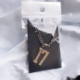 Personalized Basketball Baseball Numeral Necklaces Stainless Steel