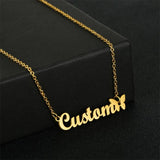 Butterfly Name Necklace Personalized Jewelry Bridesmaid Gift