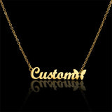Butterfly Name Necklace Personalized Jewelry Bridesmaid Gift