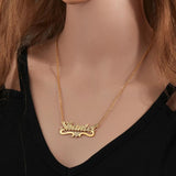 Custom Zircon Name Necklace for Women