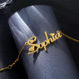 Custom Heart Name Necklace Stainless Steel Pendant Jewelry