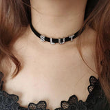 Personalized Name Necklace Crystal Letter Queen Choker Birthday Gift