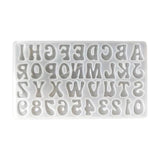 Alphabet Resin Silicone Mold DIY Epoxy Ornaments Jewelry Making