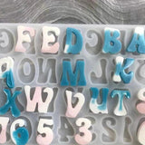 Alphabet Resin Silicone Mold DIY Epoxy Ornaments Jewelry Making