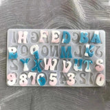 Alphabet Resin Silicone Mold DIY Epoxy Ornaments Jewelry Making