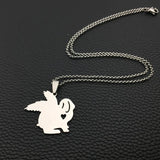 Holland Lop Bunny Pet Loss Necklace - Dwarf Rabbit Pet Memorial
