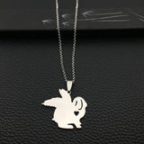 Holland Lop Bunny Pet Loss Necklace - Dwarf Rabbit Pet Memorial