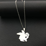 Holland Lop Bunny Pet Loss Necklace - Dwarf Rabbit Pet Memorial