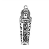 6pcs Egyptian Pharaoh Charm Pendants 49x15mm for Jewelry Making