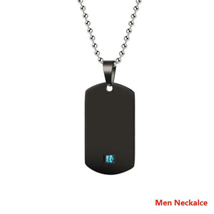 V.Ya Dog Tag Military Army Cards Jewelry Laser Name Engraved Logo For Men Women