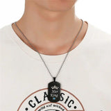 V.Ya Dog Tag Military Army Cards Jewelry Laser Name Engraved Logo For Men Women