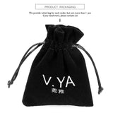 V.Ya Dog Tag Military Army Cards Jewelry Laser Name Engraved Logo For Men Women