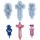 Resin Shaker Mold Silicone Epoxy Quicksand Mold for Pendant Charms