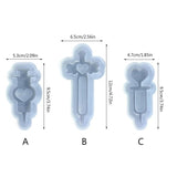 Resin Shaker Mold Silicone Epoxy Quicksand Mold for Pendant Charms