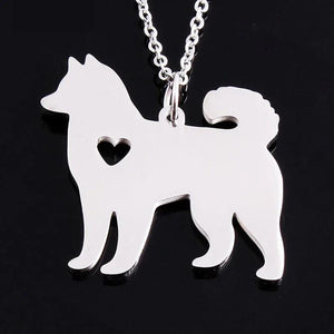 Personalized Dog Necklace Engraved Name Poodle Husky Yorkie Doberman Pug