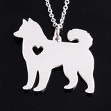 Personalized Dog Necklace Engraved Name Poodle Husky Yorkie Doberman Pug