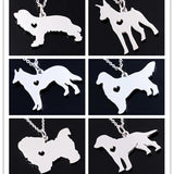 Personalized Dog Necklace Engraved Name Poodle Husky Yorkie Doberman Pug