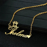 Personalized Stainless Steel Infinity Name Necklace