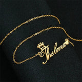 Personalized Stainless Steel Infinity Name Necklace