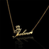 Personalized Stainless Steel Infinity Name Necklace