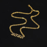 Personalized Name Necklaces Stainless Steel Hollow Letter Necklaces