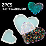 Heart Shaped Coaster Mold for Epoxy Resin DIY Crafts