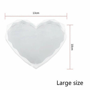 Heart Shaped Coaster Mold for Epoxy Resin DIY Crafts