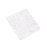 Silicone Mold Letters Numbers for Keychain Jewelry Making