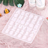 Silicone Mold Letters Numbers for Keychain Jewelry Making