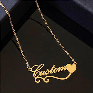 Customized Stainless Steel Name Necklace Choker