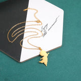 Fishhook Boy Girl Necklace Personalized Name Chain Gift