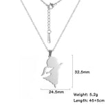 Fishhook Boy Girl Necklace Personalized Name Chain Gift