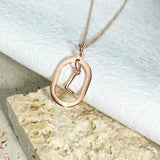 26 Letters Initials Necklace Stainless Steel Personalised Women Men Silver
