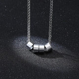 Personalized Name Beads Necklace for Men with Family Names Engraving