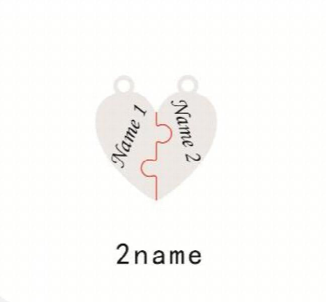 BFF Friendship Puzzle Necklace Chain Hot Selling Jewelry Gift