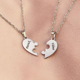BFF Friendship Puzzle Necklace Chain Hot Selling Jewelry Gift