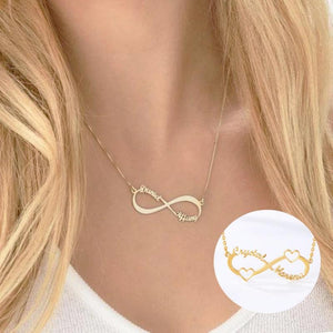 Personalized Name Necklace for Women Stainless Steel Charm Jewelry