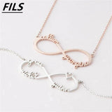Personalized Name Necklace for Women Stainless Steel Charm Jewelry