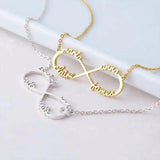 Personalized Name Necklace for Women Stainless Steel Charm Jewelry