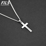 Stainless Steel Cross Name Necklace Pendant Choker Jewelry Gift