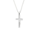 Stainless Steel Cross Name Necklace Pendant Choker Jewelry Gift