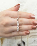 Personalized Steel Name Necklace for Her