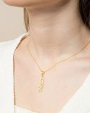 Personalized Steel Name Necklace for Her