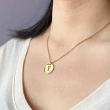 Medical ID Coin Necklace Personalized Gift Medical Alert for Women